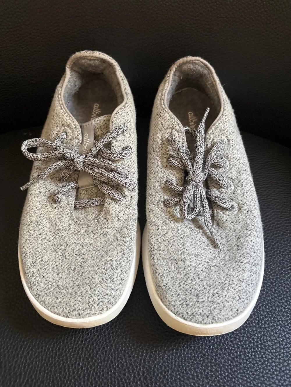 All birds wool grey tennis shoes